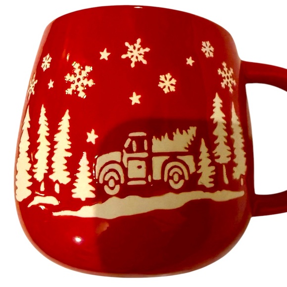 Coffee Mug Holiday Winter Scene Vintage Inspired Coffee Tea Cup Mug - Picture 5 of 12